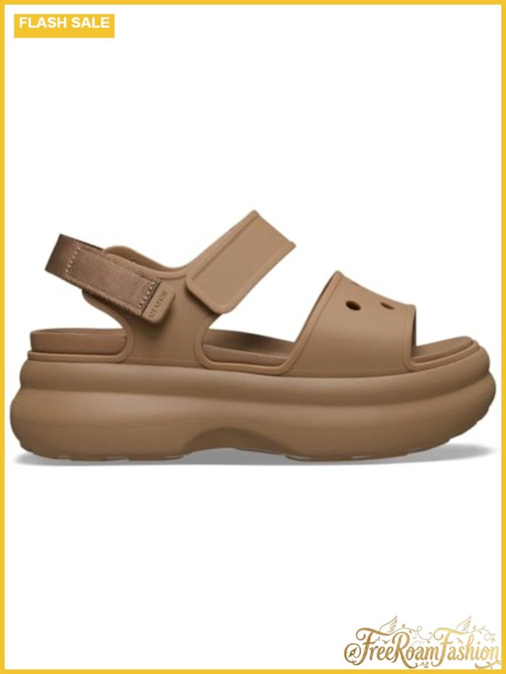 Women's Soho Y Strap Platform Sandals EVA Hook-and-Loop Comfort